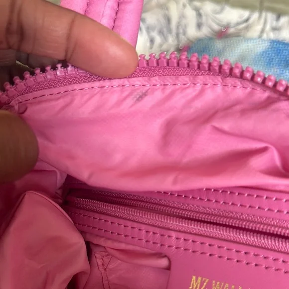 MZ Wallace Pink Quilted Crossbody Bag - Picture 10 of 16